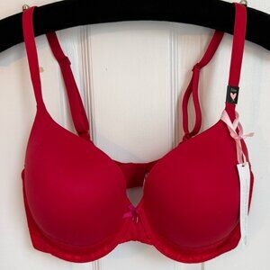 NWT Victoria's Secret 32DD Body by Victoria Lined Perfect Coverage RED